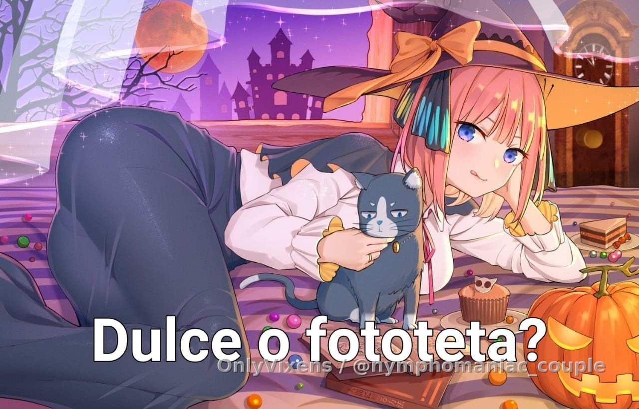 Hello loves, do you want candy or photos?